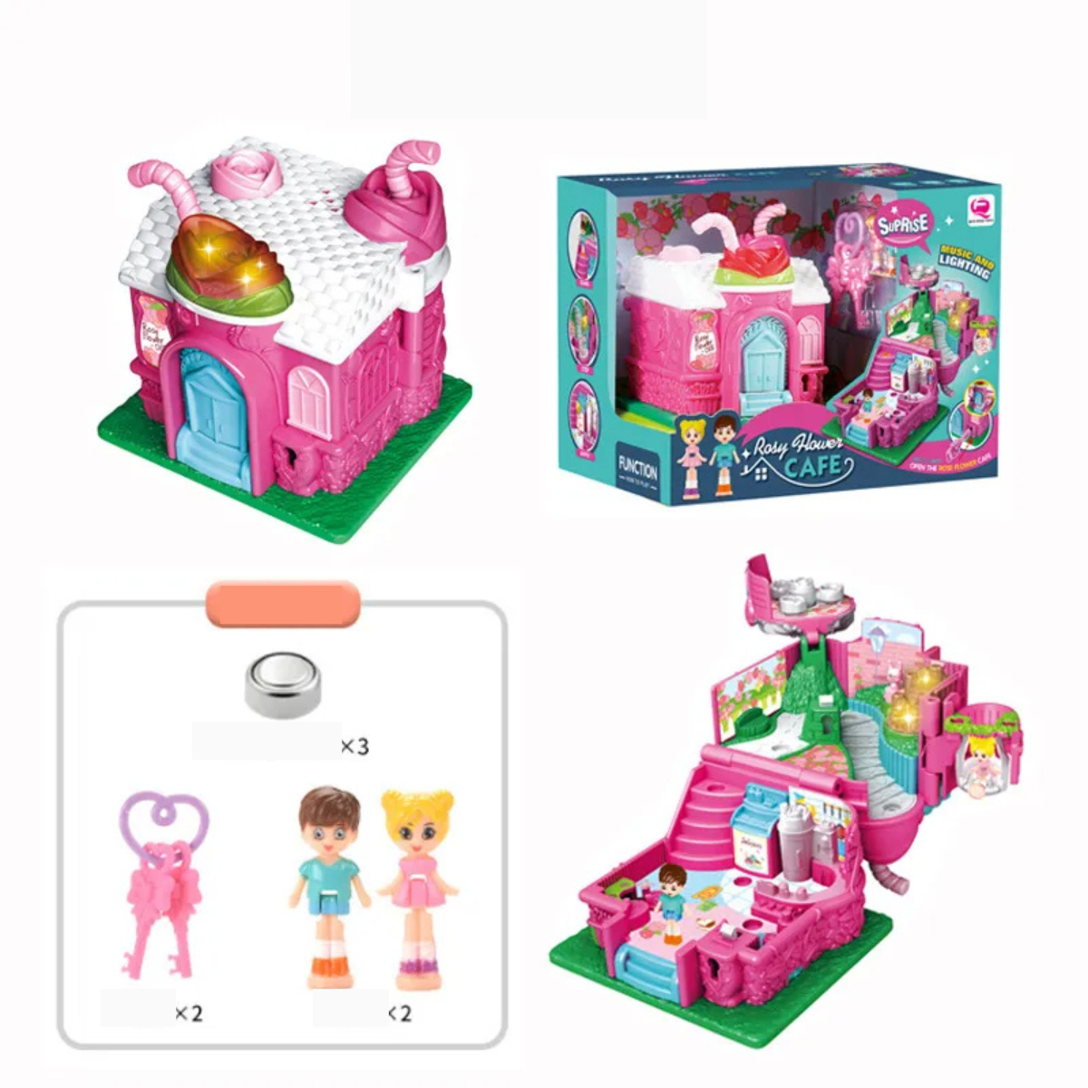 Mini Doll House™ - Domek dla lalek - Zabawa lalkami