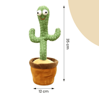 Thumbnail for Happy Cactus™ - Tańczący kaktus - Zabawka reagująca na dźwięki