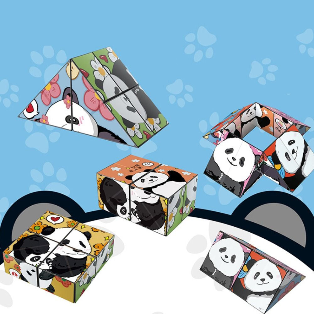 Panda Puzzle™ - Łamigłówka z pandą - Zabawa edukacyjna