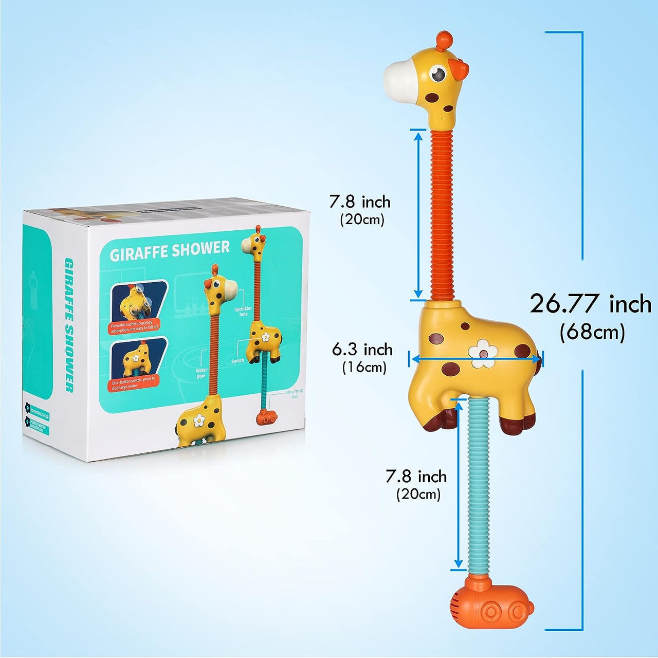 Bath Giraffe™ - Prysznic kąpielowy żyrafa - Akcesoria do kąpieli