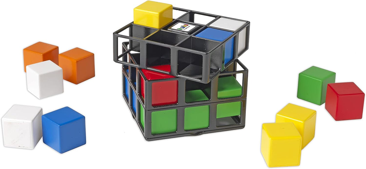 Rubiks Tic Tac Toe™ - Kostka klatka Rubika - Kolorowa zabawka edukacyjna