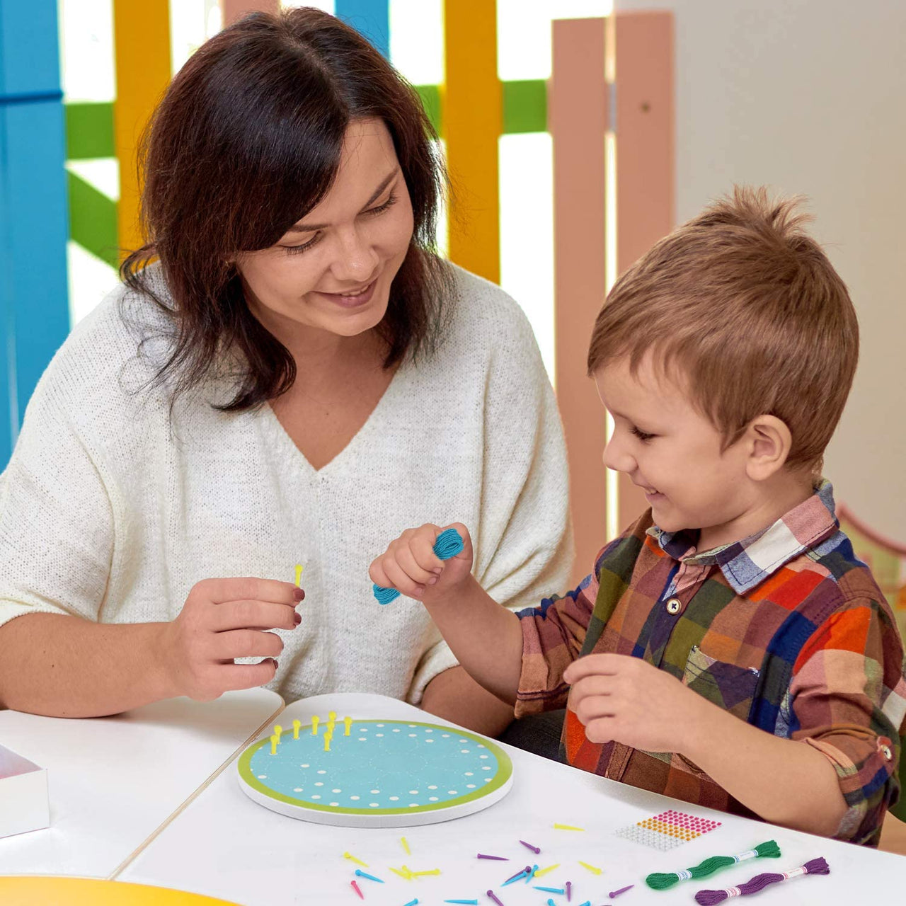 String Art Craft Kit™ - Zestaw do robótek z włóczką - Kreatywność