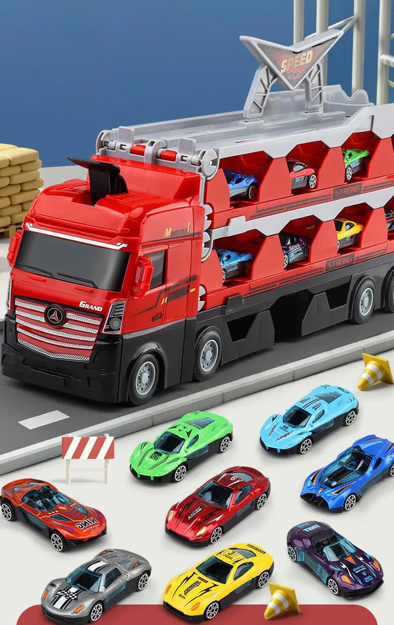 Car Transport Truck™ - Ciężarówka - Auto laweta zabawka dla dzieci