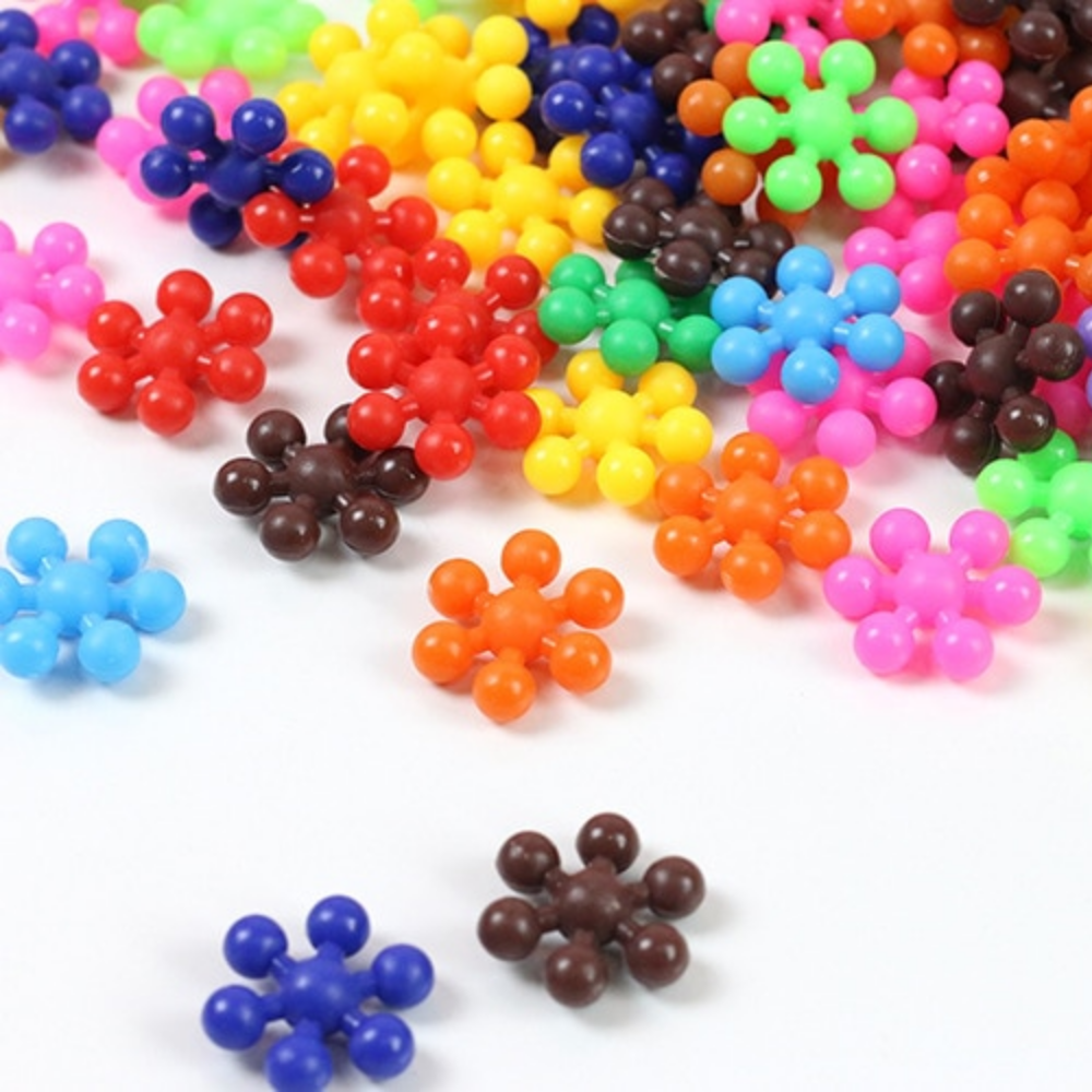 3D Building Blocks™ - Klocki 3D płatki śniegu - Kreatywna zabawa