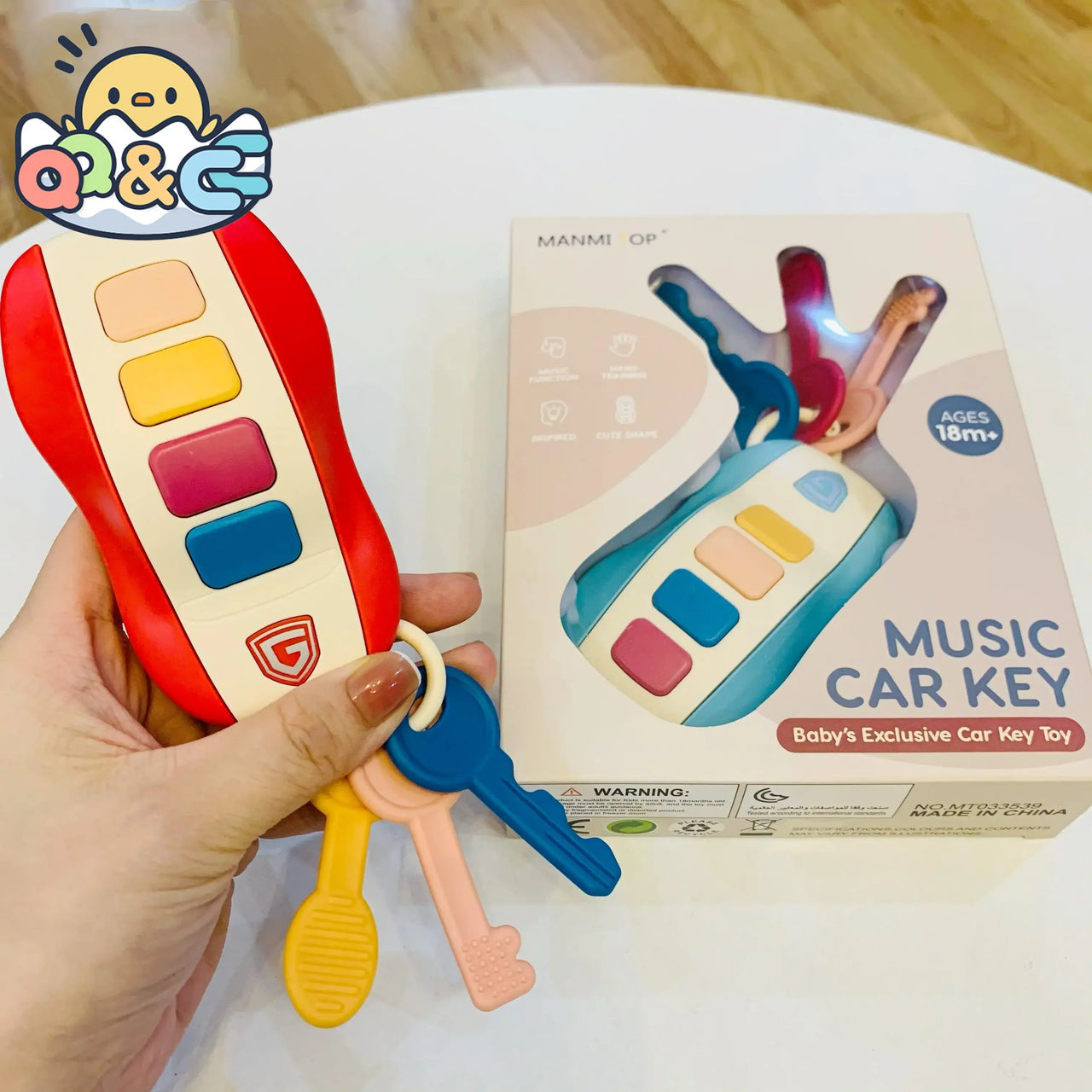 Music Car Key™ - Muzyczne kluczyki samochodowe - Zabawka sensoryczna