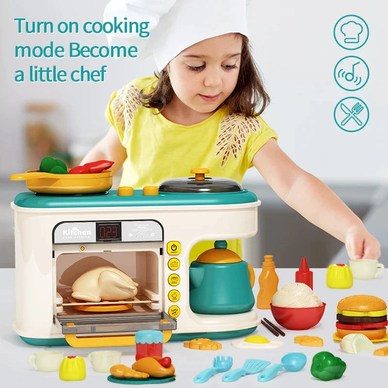 Kitchen Toy™ - Zabawkowy zestaw kuchenny - Nauka gotowania