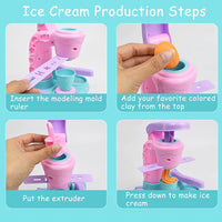 Thumbnail for Ice Cream Clay Set™ - Maszynka do robienia lodów - Masa plastyczna