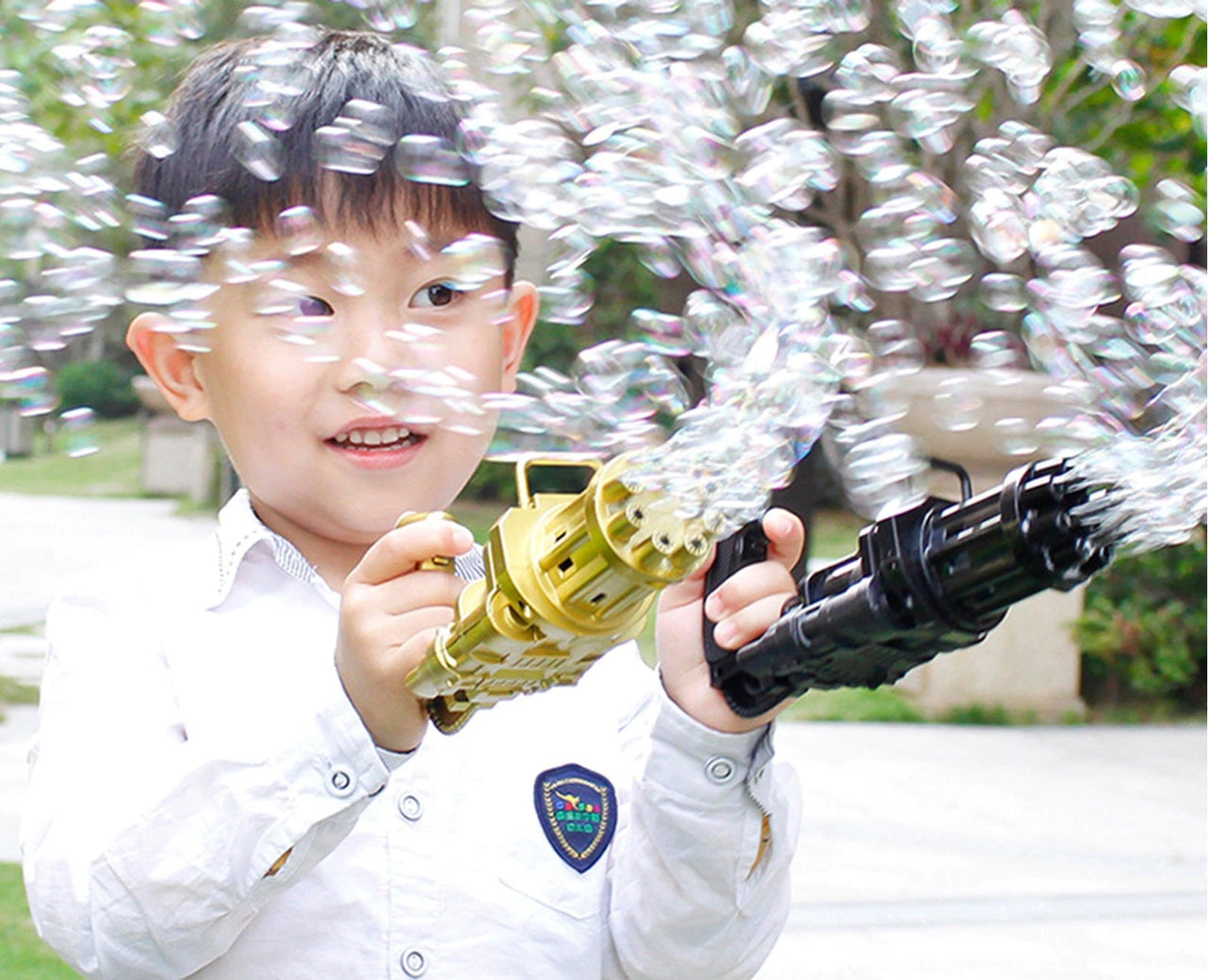 Bubble Gun™ - Pistolet na bańki - Maszynka do baniek mydlanych