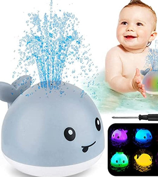 Bath Buddies™ - Pływająca fontanna wieloryb LED - Akcesoria do kąpieli