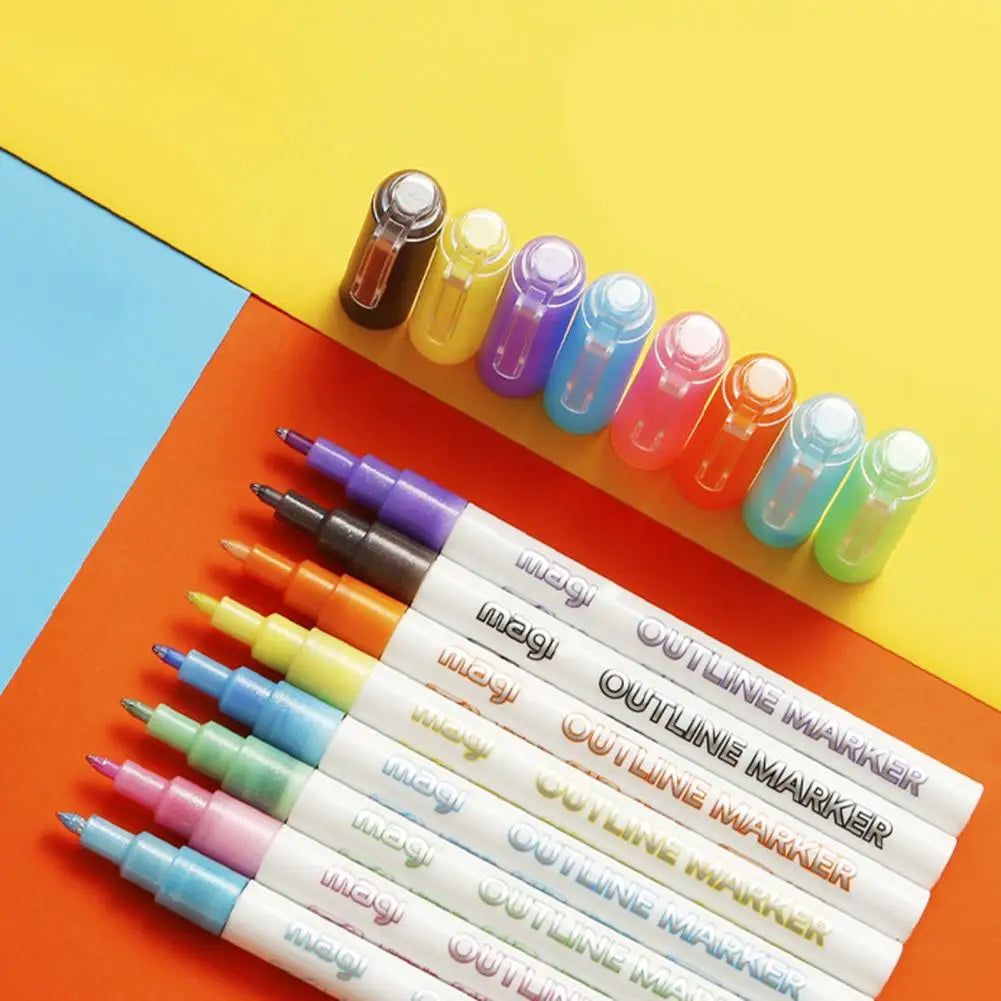 FluoroSketch Markers™ - Świecące markery - Kolorowe flamastry