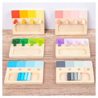 Thumbnail for Woods™ - Drewniana tablica edukacyjna - Kolorowa plansza Montessori