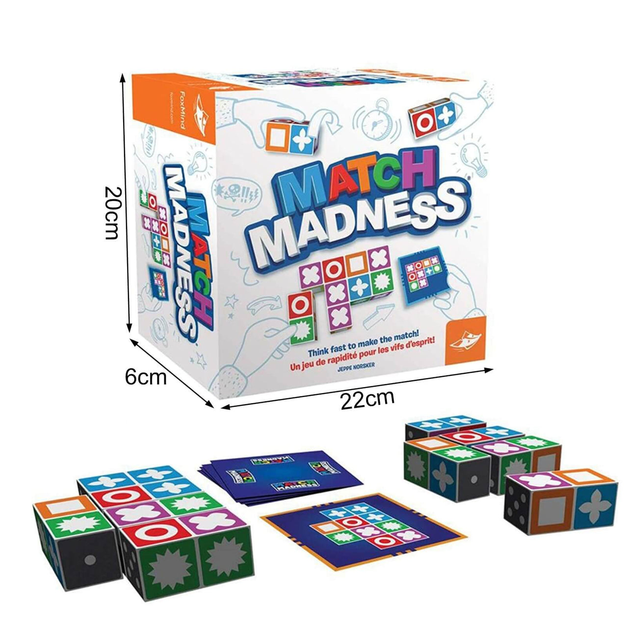 Match Madness™ - Gra logiczna - Edukacyjna gra rodzinna