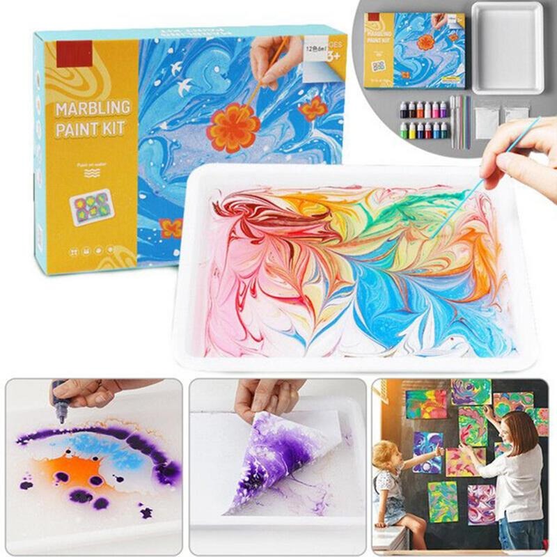 Water Marbling Paint Set™ - Zestaw do malowania marmurkowego - Sztuka