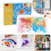 Thumbnail for Water Marbling Paint Set™ - Zestaw do malowania marmurkowego - Sztuka