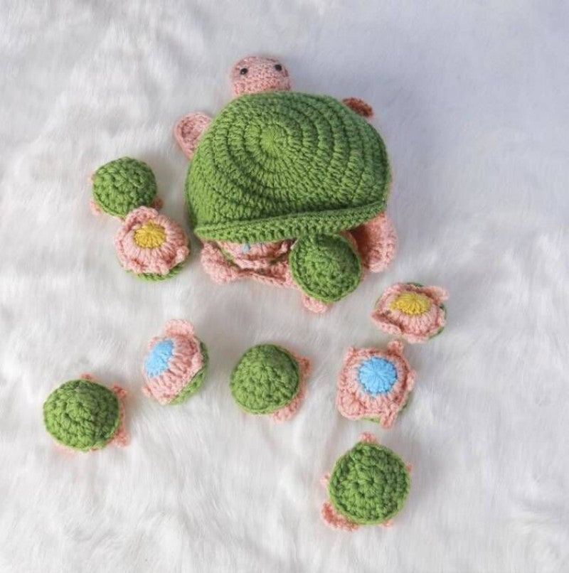 Turtle Crochet Memory Game™ - Gra pamięciowa - Szydełkowe żółwiki