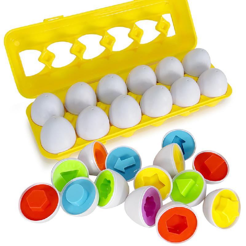 Egg Puzzle™ - Układanka jajka - Sensoryczna zabawka dla dzieci